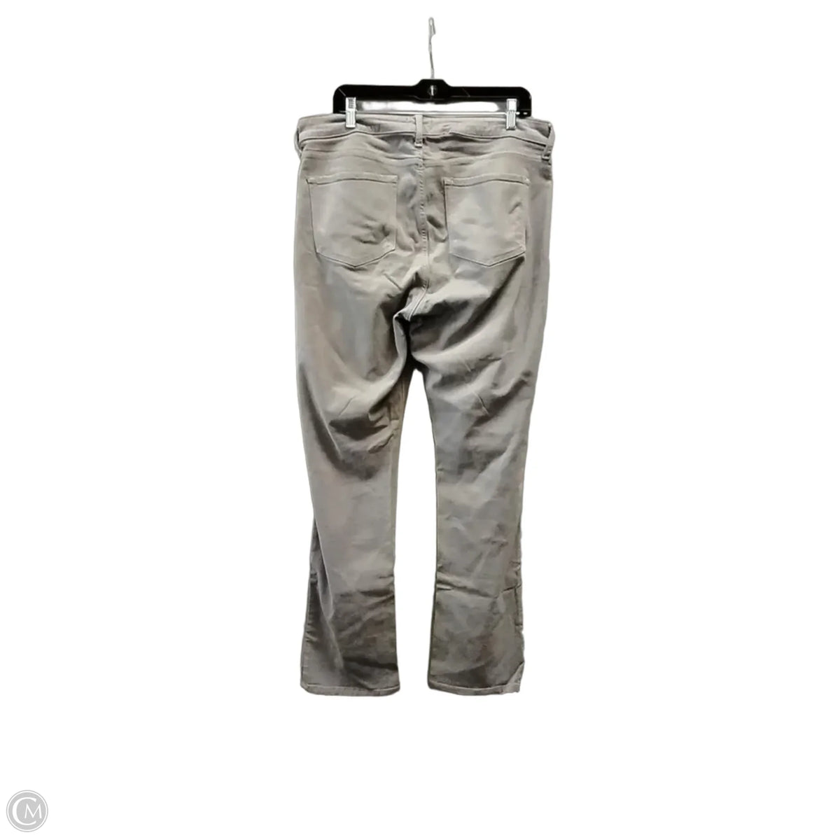 Jeans Straight By Nydj In Grey Denim, Size: 14