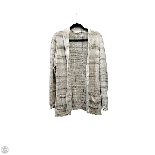 Sweater Cardigan By Maurices In Striped Pattern, Size: 1x