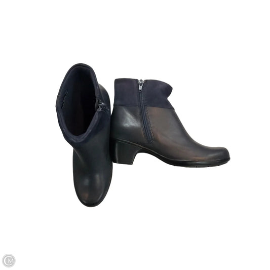 Boots Ankle Heels By Born In Navy, Size: 8