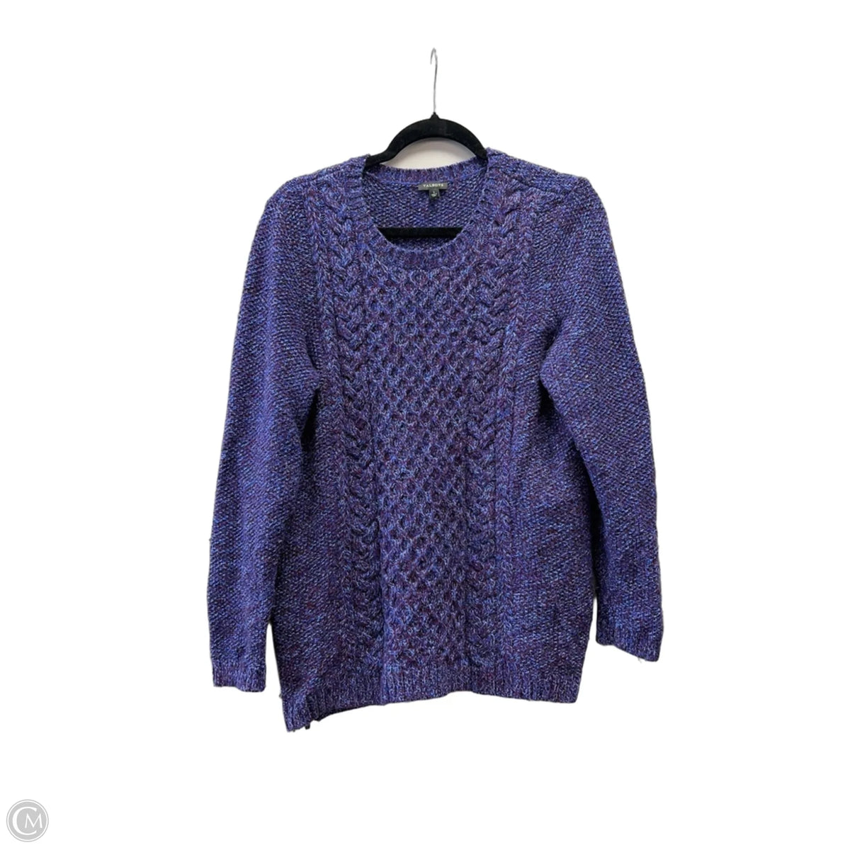 Sweater By Talbots In Purple, Size: L