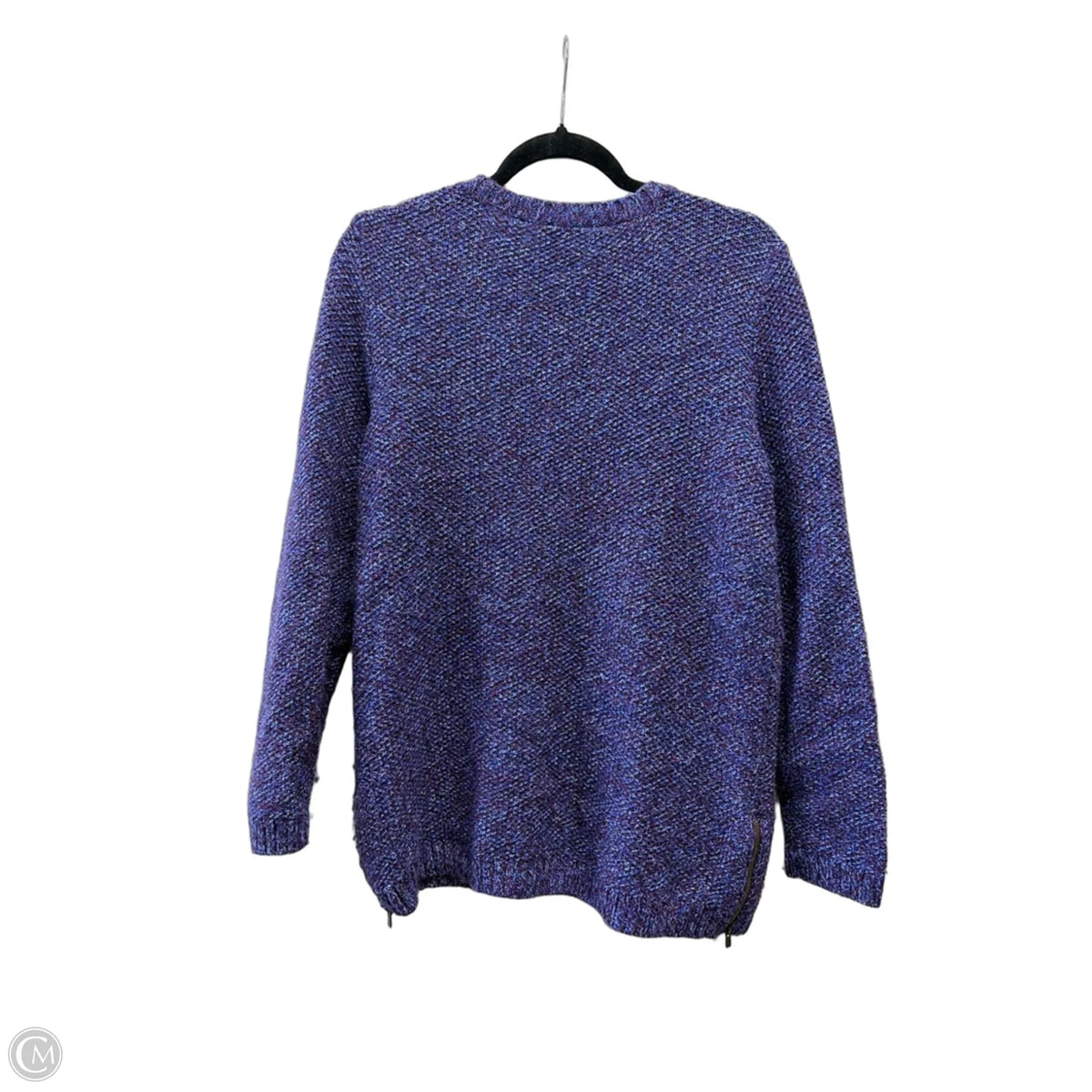 Sweater By Talbots In Purple, Size: L