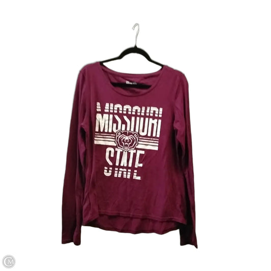 Athletic Sweatshirt Crewneck By Under Armour In Purple, Size: Xl