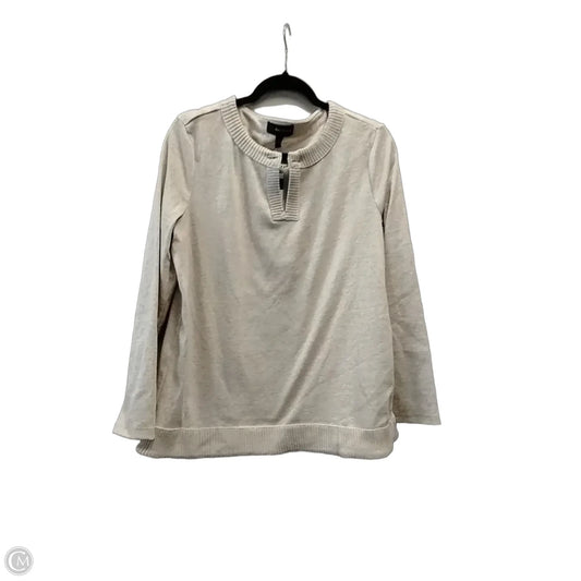 Top Long Sleeve By Rafaella In Cream, Size: L