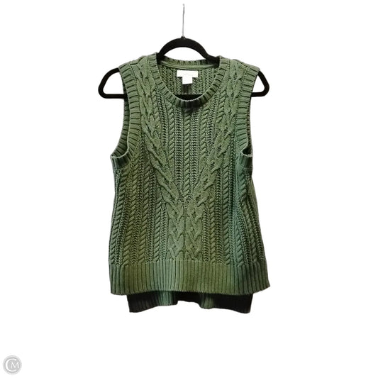 Vest Sweater By Rachel Zoe In Green, Size: S