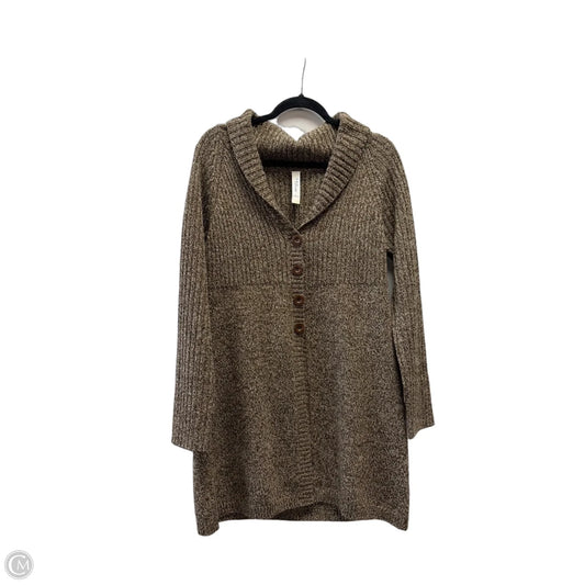 Sweater Cardigan By La Blues In Brown, Size: L