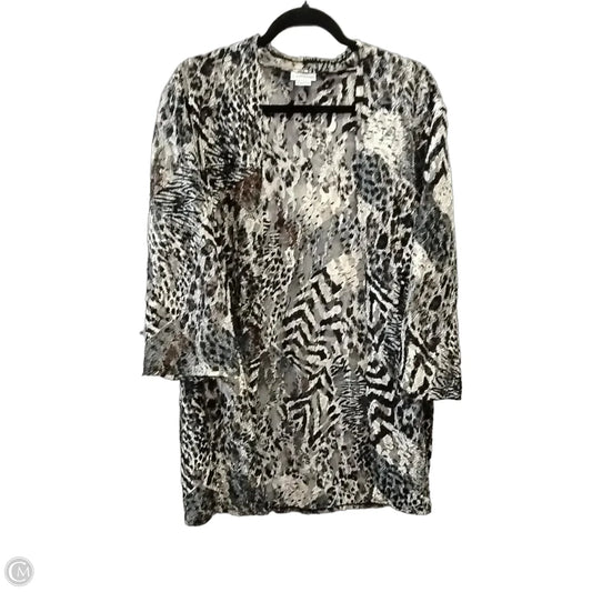 Shawl By Chicos In Animal Print, Size: Xl