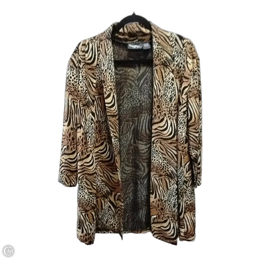 Shawl By Clothes Mentor In Animal Print, Size: Xl