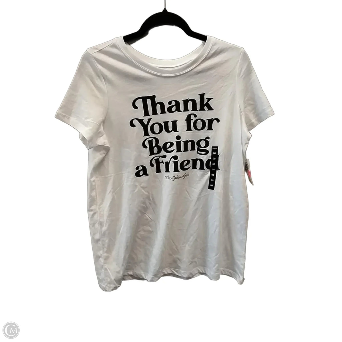 Top Short Sleeve Basic By Torrid In White, Size: M