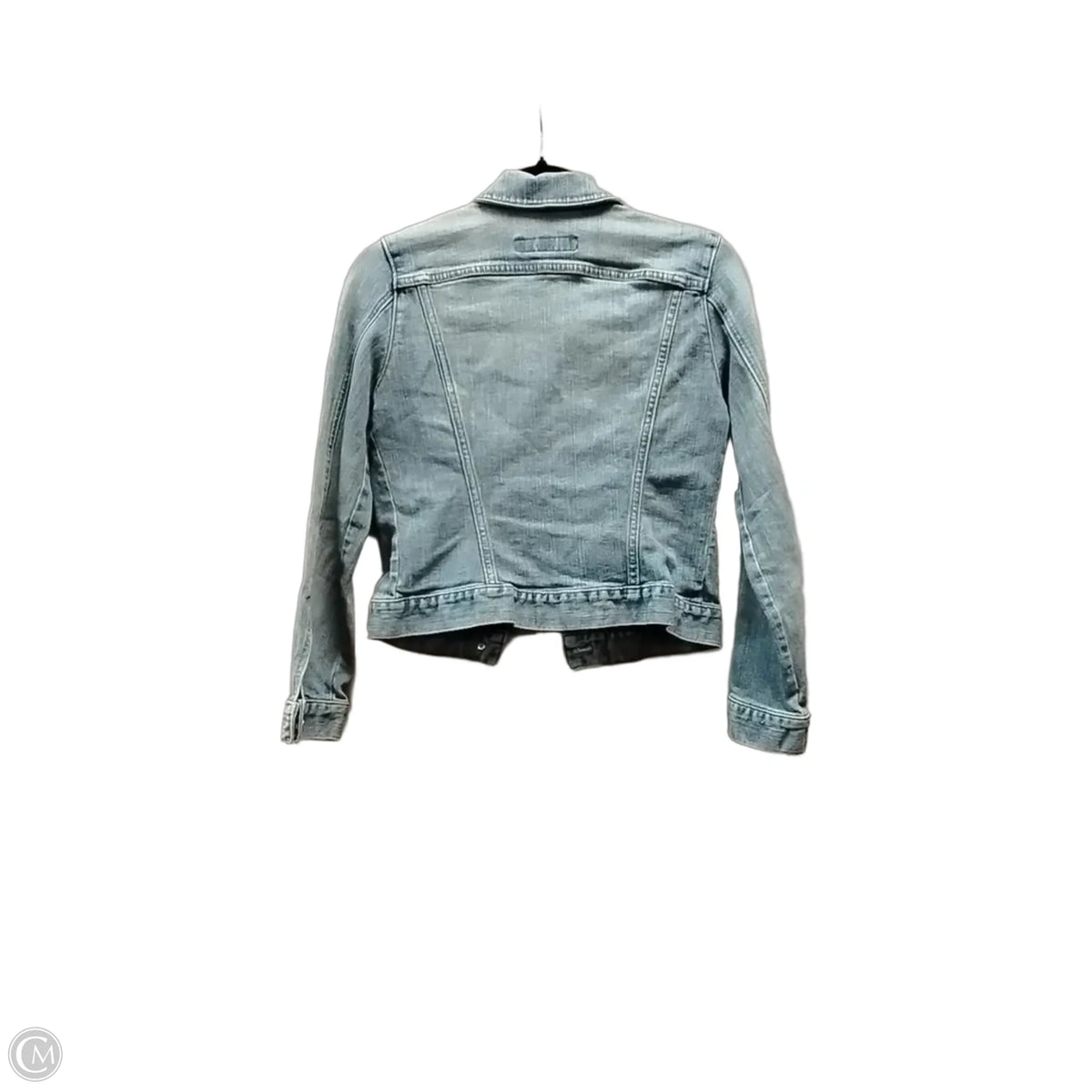 Jacket Denim By Gap In Blue Denim, Size: Xs