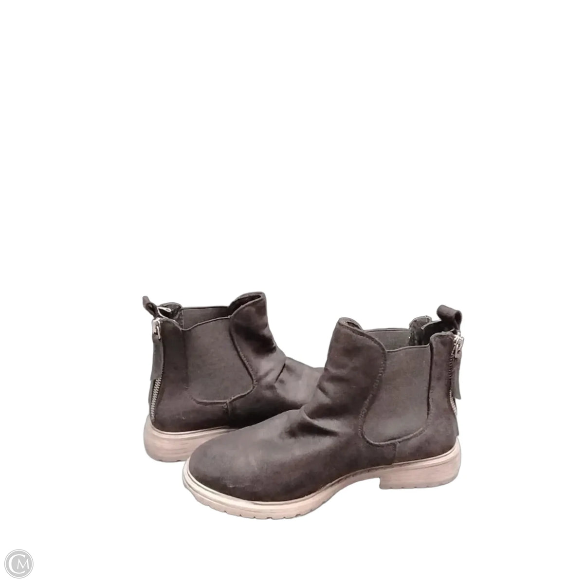 Boots Ankle Flats By Very G In Black, Size: 7