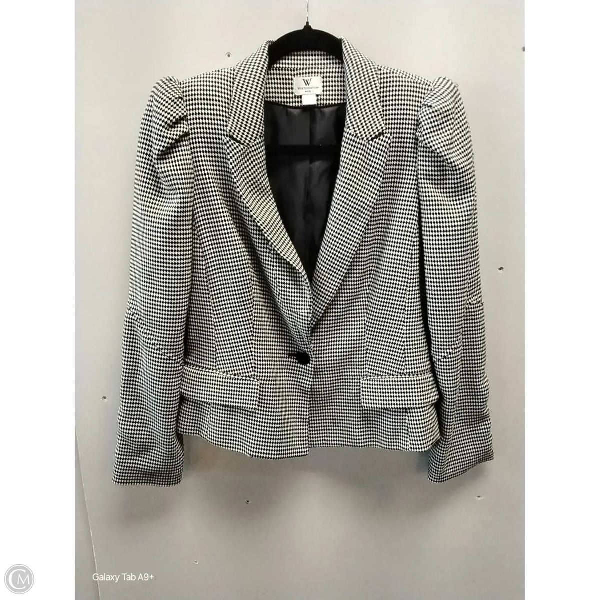 Blazer By Worthington In Checkered Pattern, Size: Mp