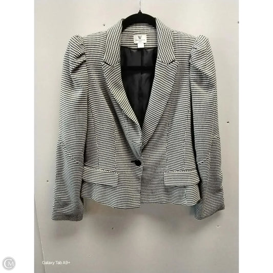 Blazer By Worthington In Checkered Pattern, Size: Mp