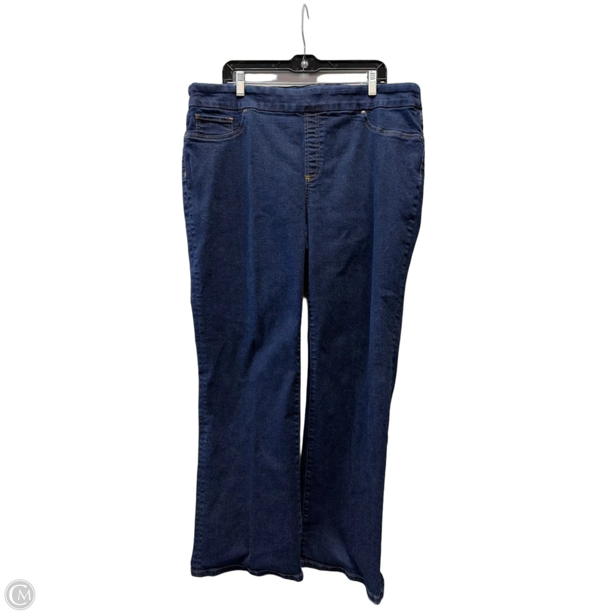 Jeans Boot Cut By Chicos In Blue Denim, Size: 18