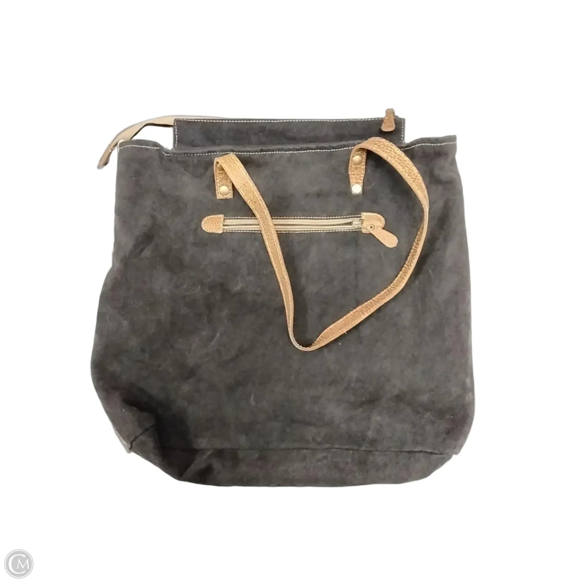 Handbag Leather By Myra, Size: Large