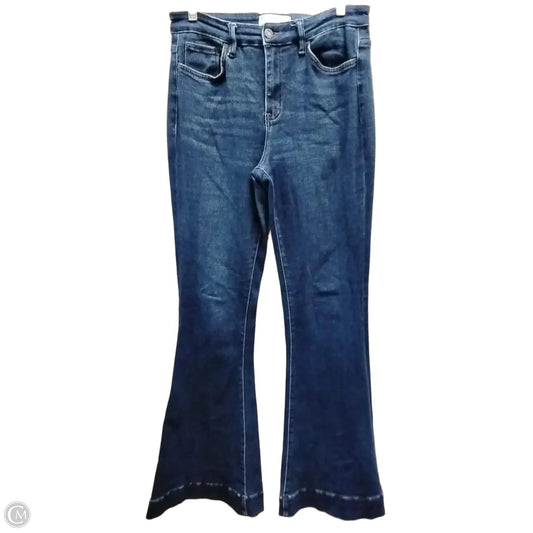 Jeans Flared By Vervet In Blue Denim, Size: 6