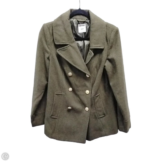 Coat Peacoat By Old Navy In Green, Size: M