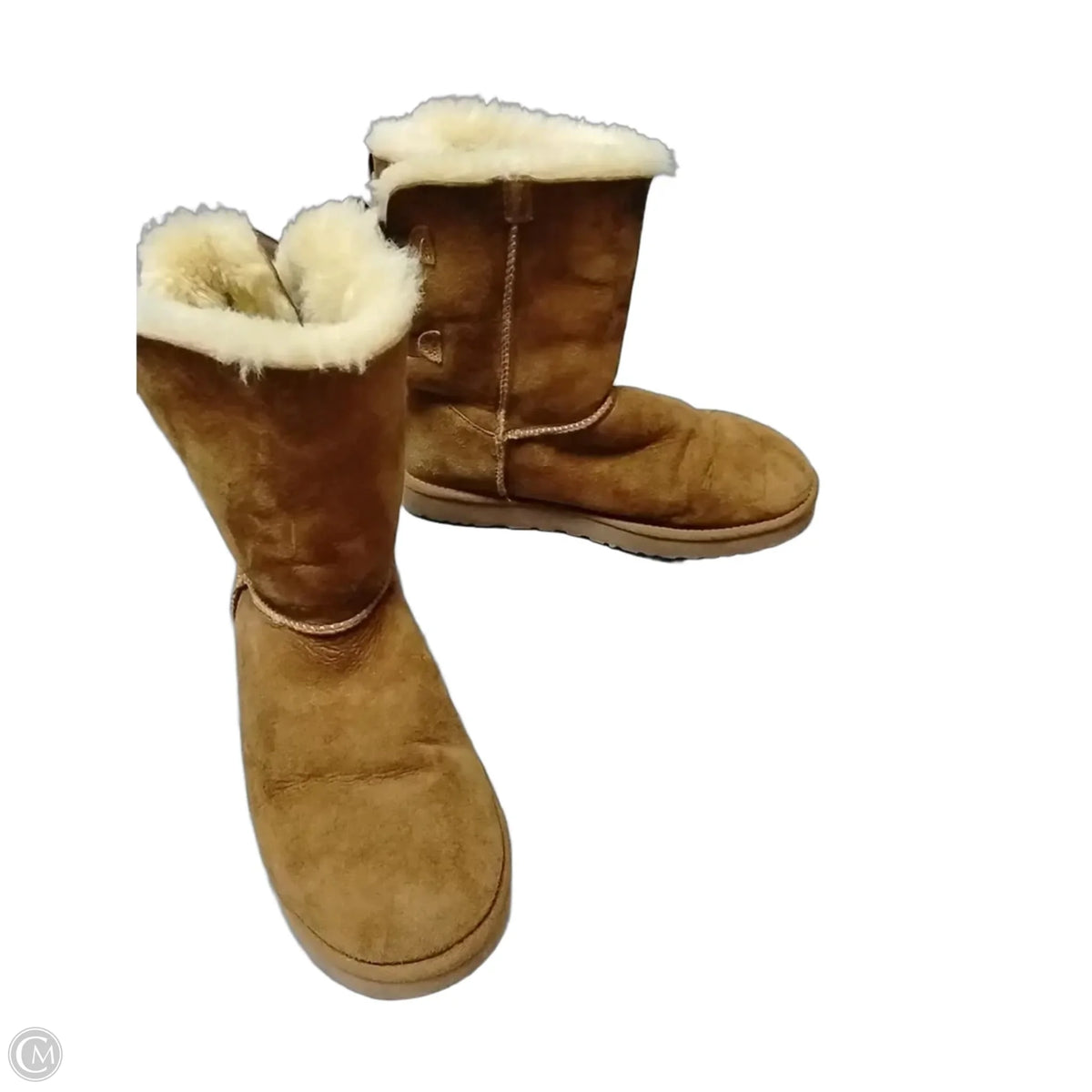 Boots Designer By Ugg In Tan, Size: 10