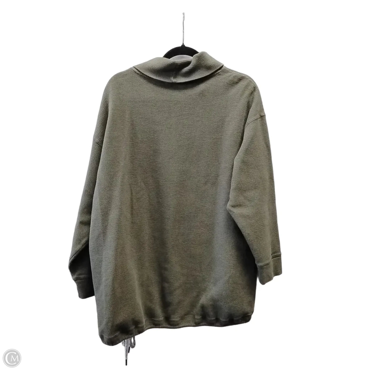 Sweater By Lands End In Green, Size: 2x
