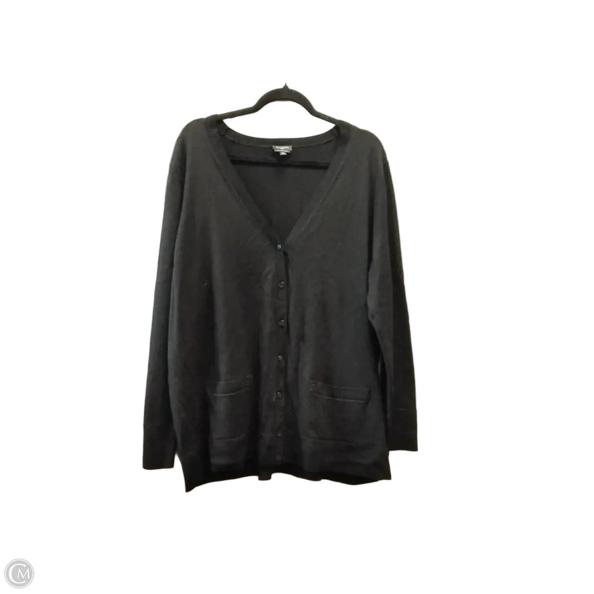 Cardigan By Talbots In Black, Size: 2x