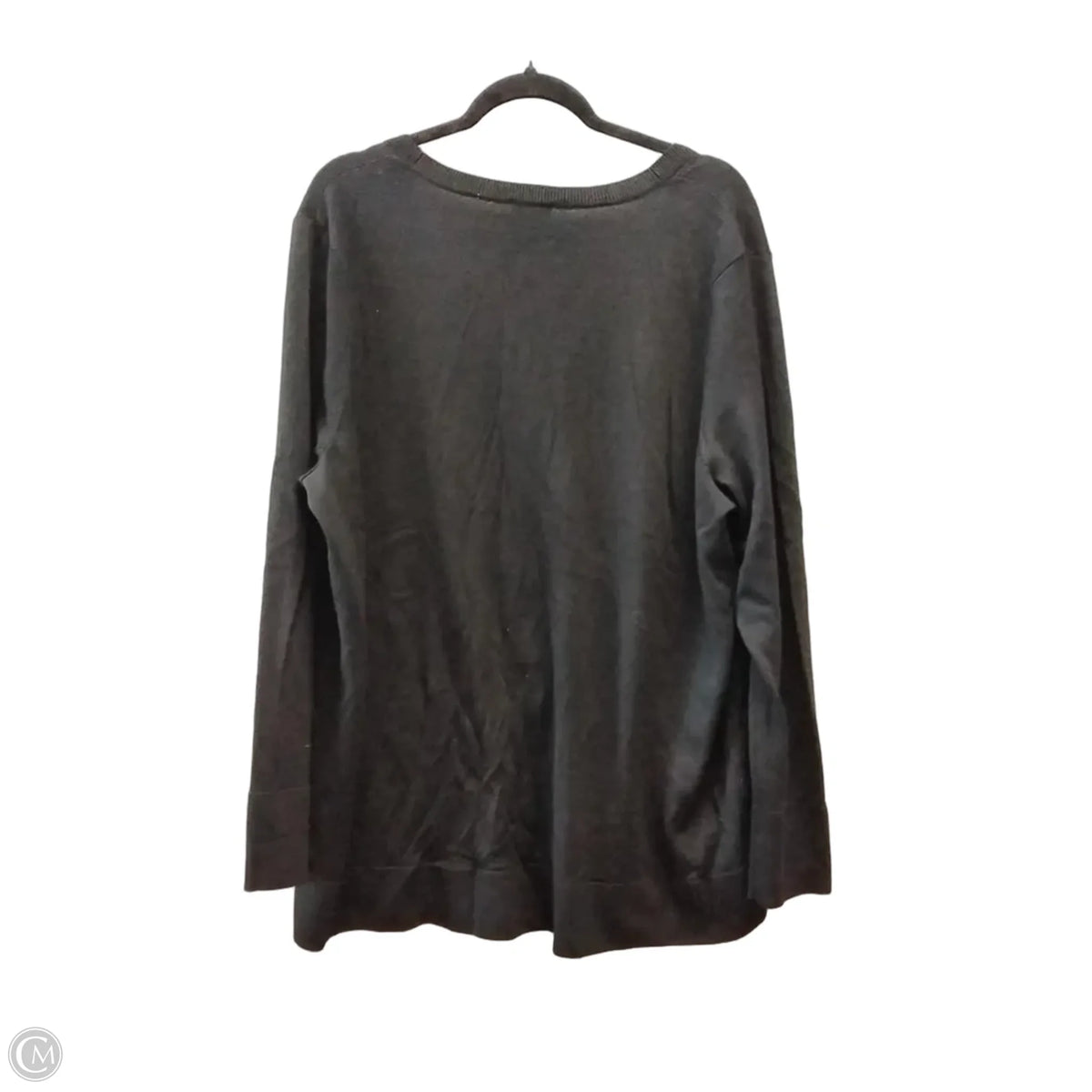 Cardigan By Talbots In Black, Size: 2x
