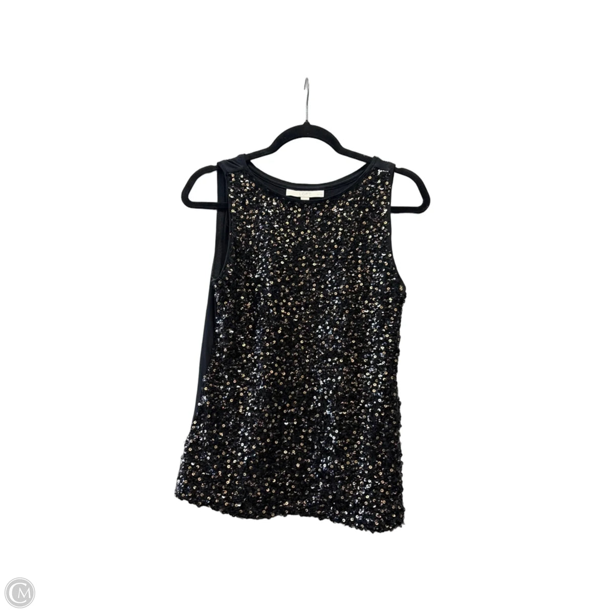 Top Sleeveless By Loft In Black, Size: Sp