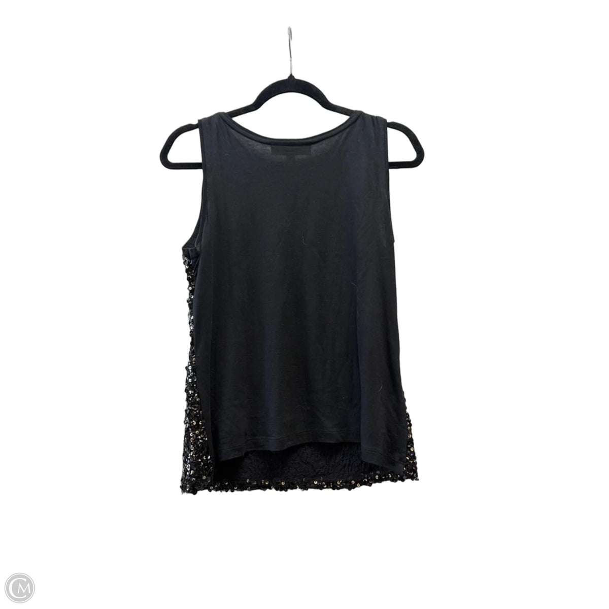 Top Sleeveless By Loft In Black, Size: Sp