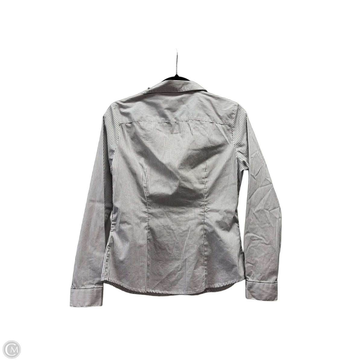 Top Long Sleeve By Simply Styled In Striped Pattern, Size: M