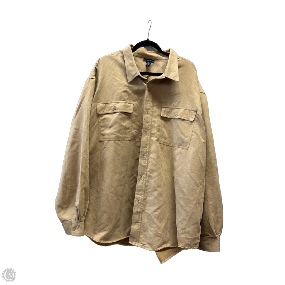 Jacket Shirt By Cmf In Tan, Size: 4x