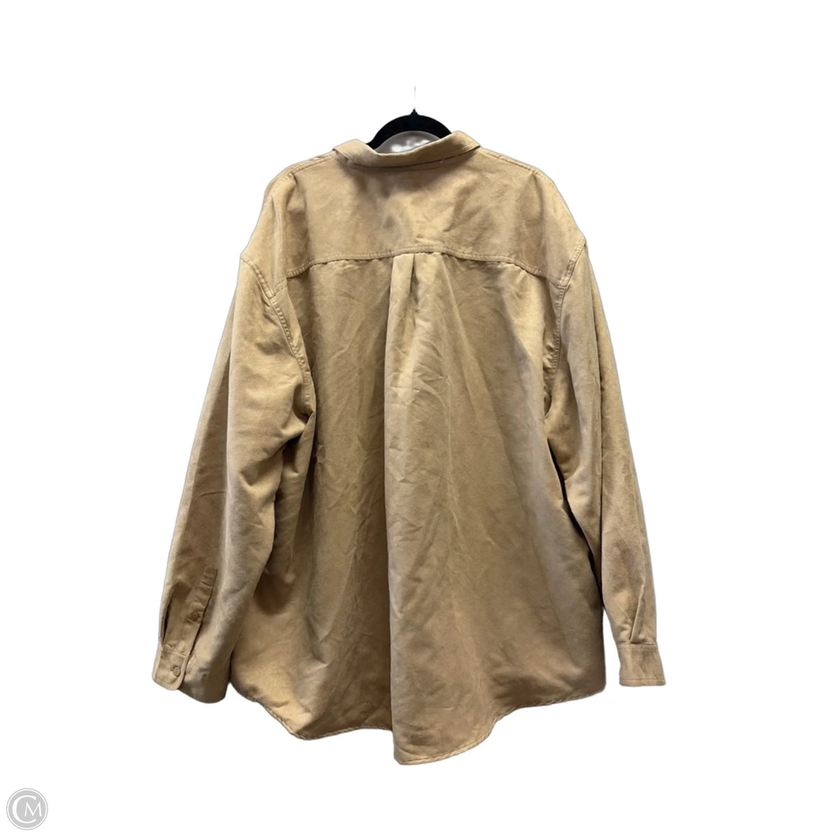Jacket Shirt By Cmf In Tan, Size: 4x