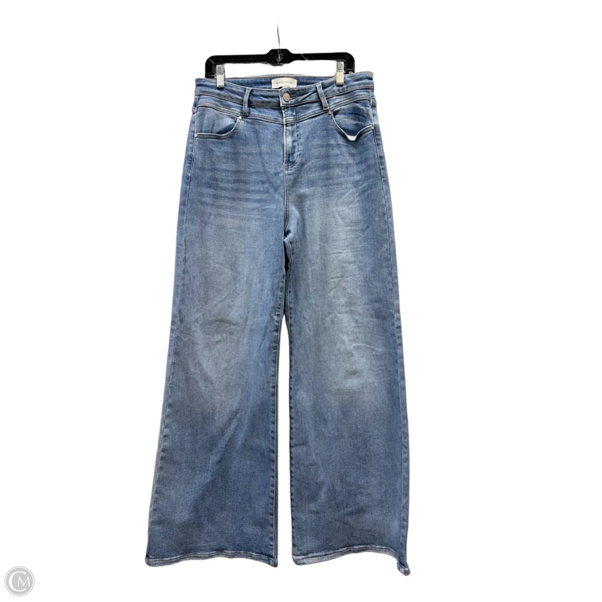 Jeans Wide Leg By Risen In Blue Denim, Size: 15