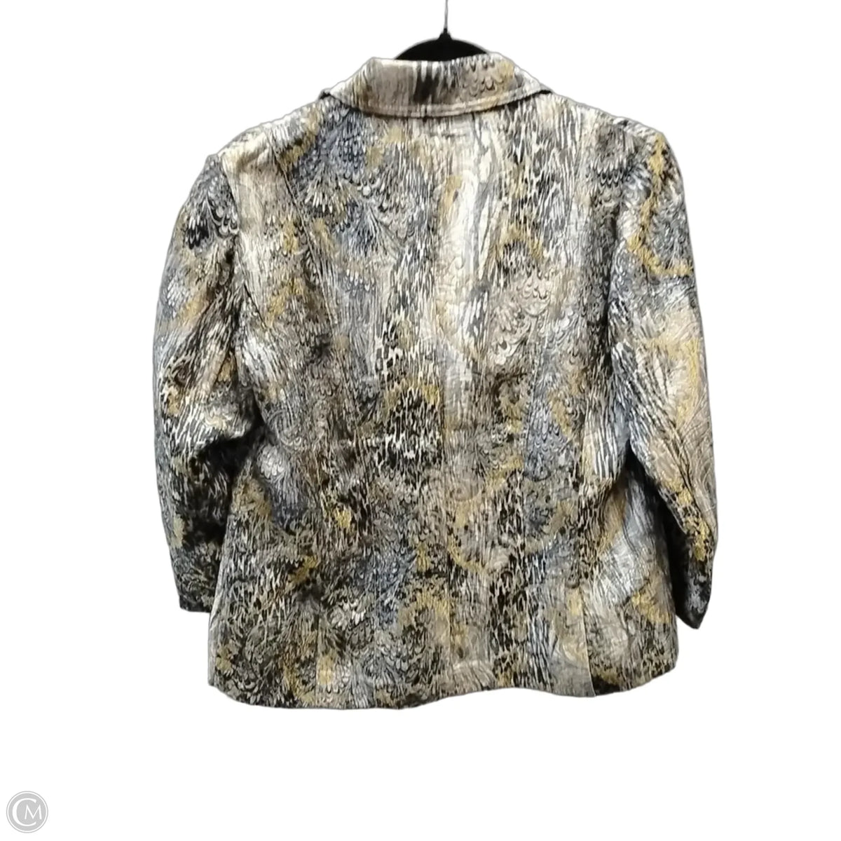 Blazer By Chicos In Gold, Size: M