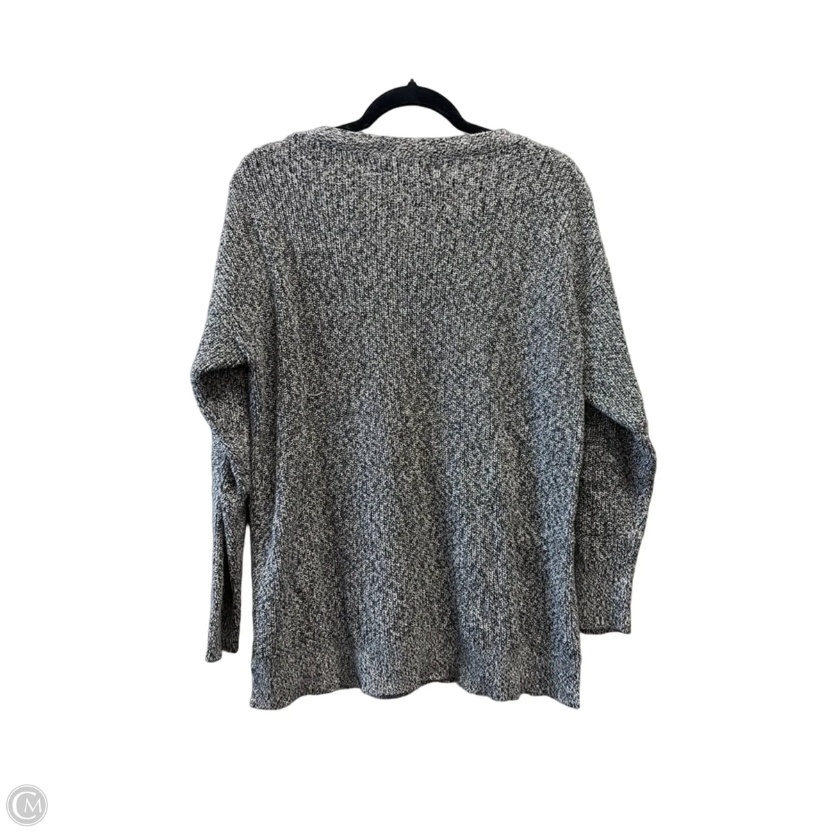 Sweater By Loft In Black & White, Size: L