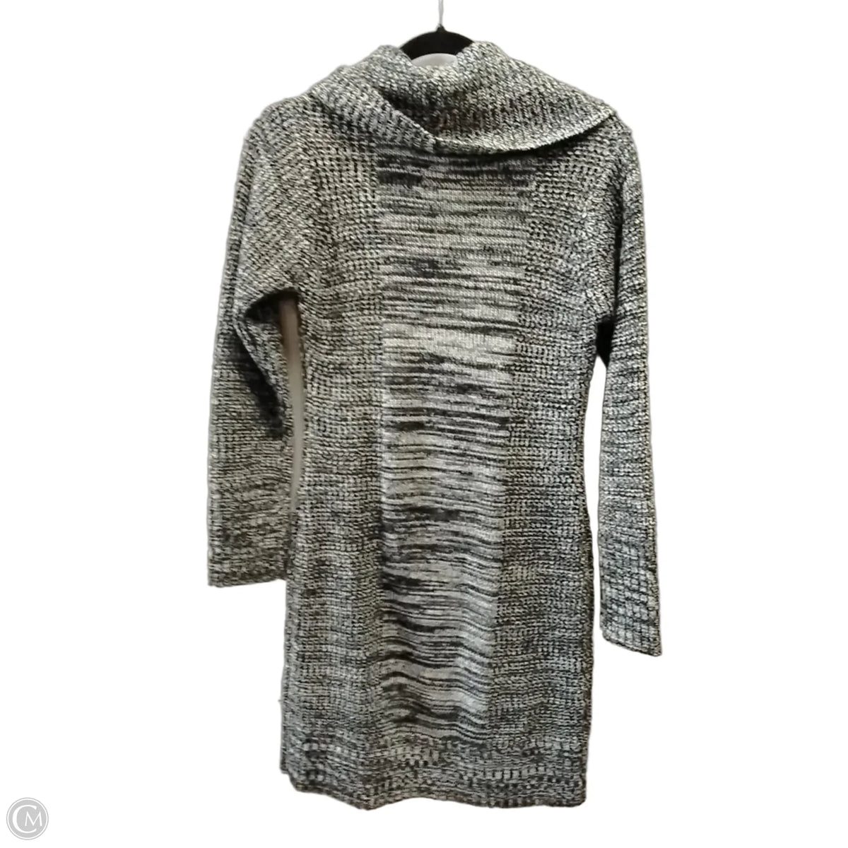 Dress Sweater By Studio 1 In Black & White, Size: L