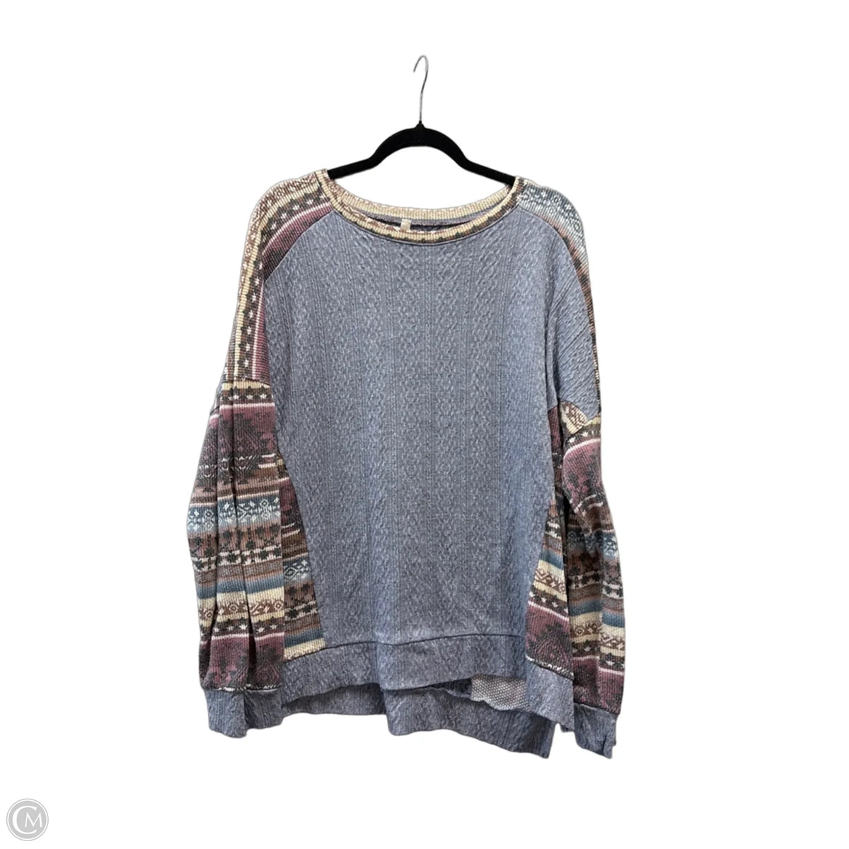 Sweater By Celeste In Blue, Size: 1x