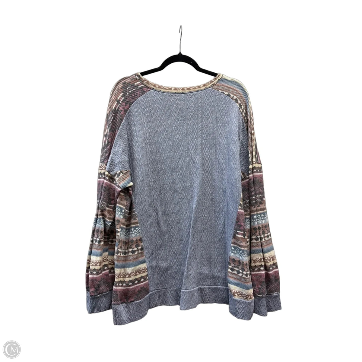 Sweater By Celeste In Blue, Size: 1x