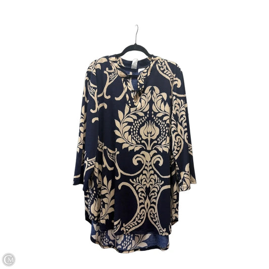 Top Long Sleeve By Clothes Mentor In Paisley Print, Size: 2x