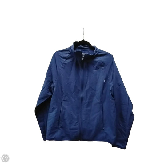 Athletic Jacket By Hurley In Blue, Size: Xl