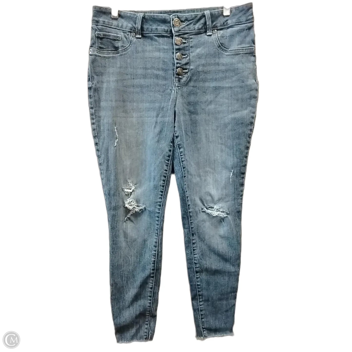 Jeans Straight By Maurices In Blue, Size: L