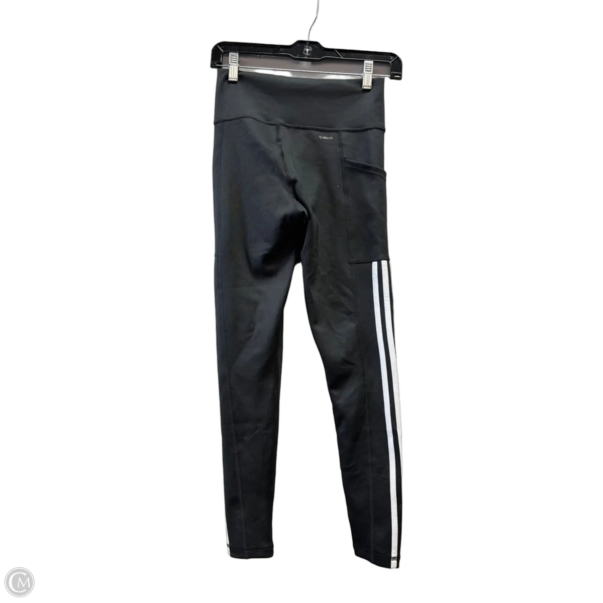 Athletic Pants By Adidas In Black & White, Size: S