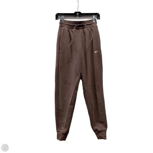 Athletic Pants By Nike In Brown, Size: Xs