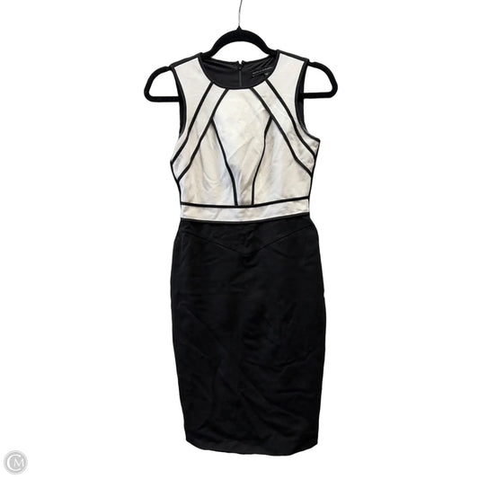 Dress Party Midi By White House Black Market In Black & White, Size: 0
