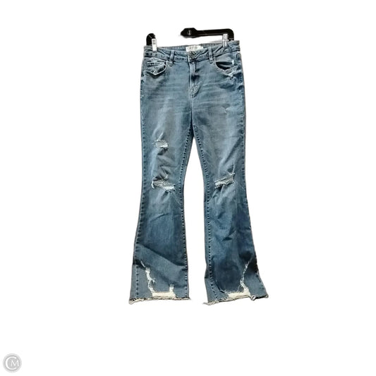Jeans Flared By Hidden In Blue, Size: 10