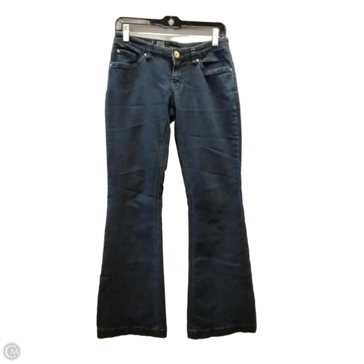 Jeans Flared By Massimo Dutti In Blue Denim, Size: 2