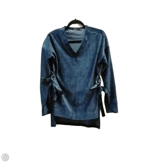 Top Long Sleeve By Doe & Rae In Blue, Size: S