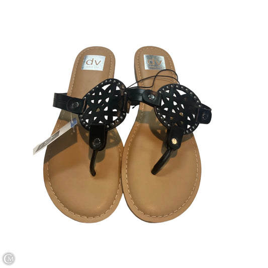 Sandals Flip Flops By Dolce Vita In Black, Size: 9