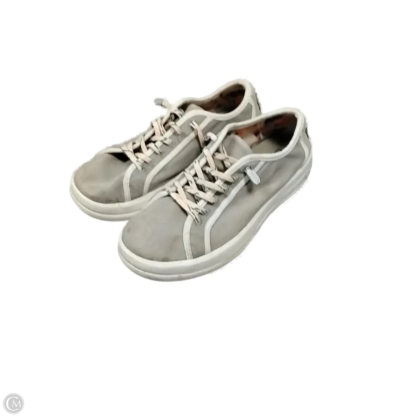 Shoes Athletic By Hey Dude In Grey, Size: 8