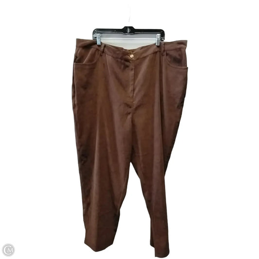 Pants Dress By Roamans In Brown, Size: 12