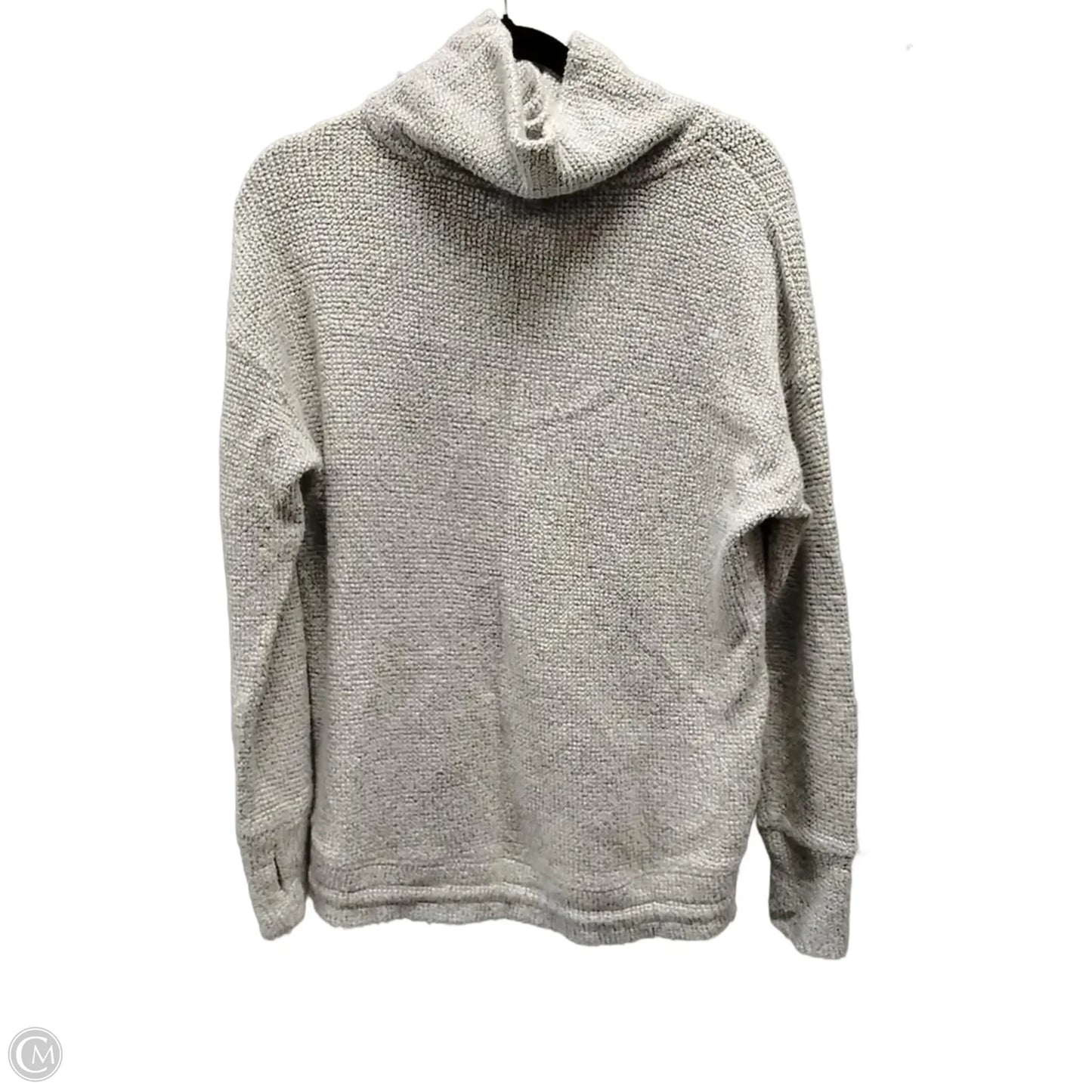 Sweatshirt Collar By Clothes Mentor In Grey, Size: L