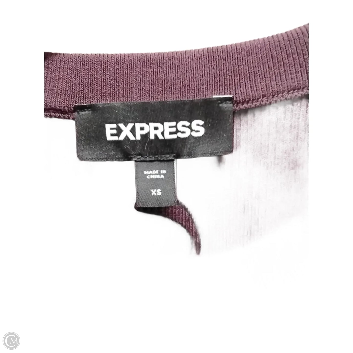 Dress Casual Midi By Express In Purple, Size: S