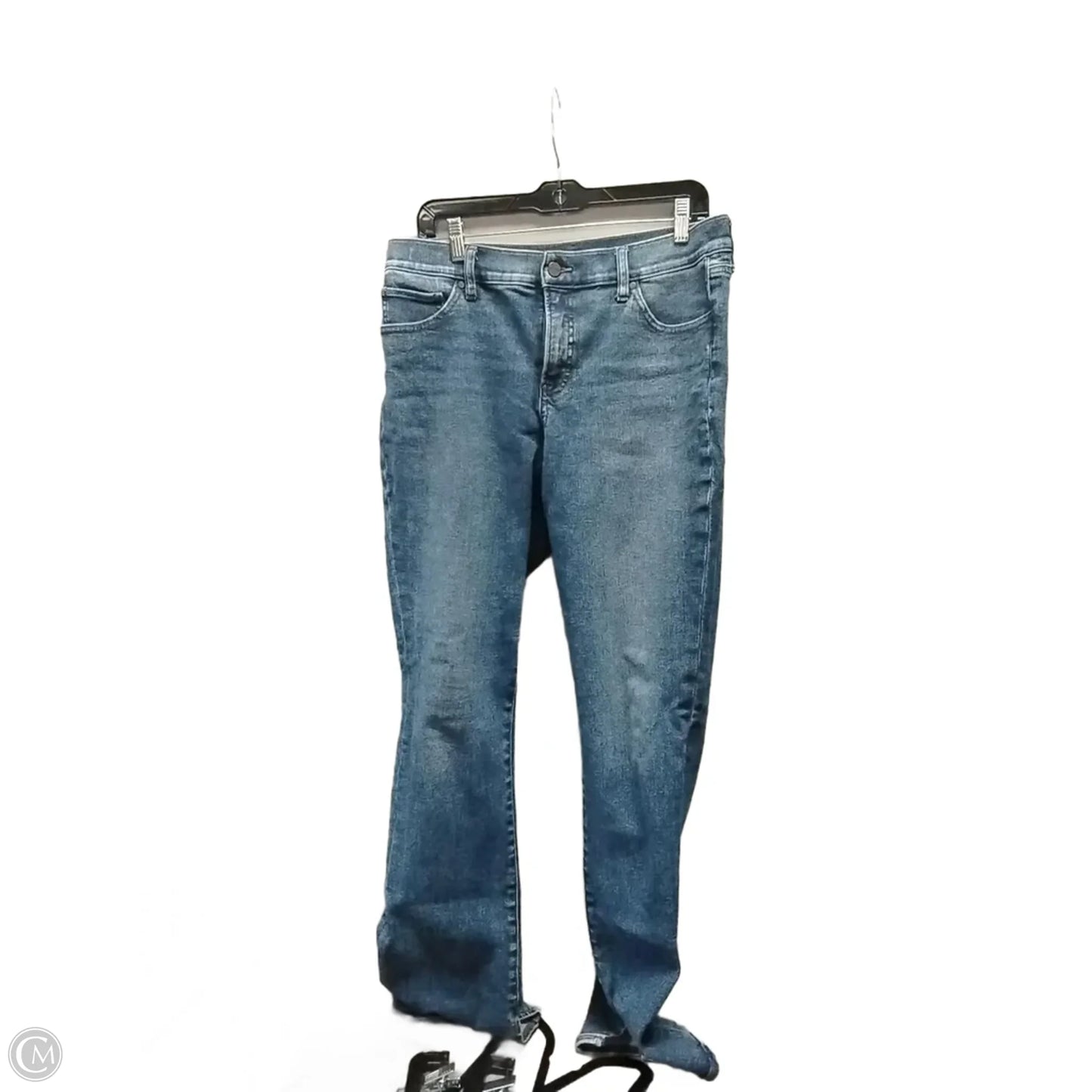 Jeans Flared By Express In Blue Denim, Size: 12